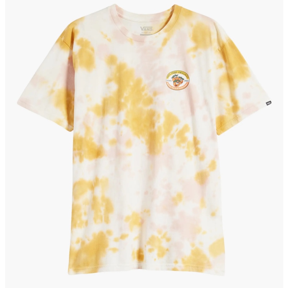 Vans Med NWOT Yellow Tie-Dye Banana Graphic Tee SOLD OUT - Picture 5 of 6